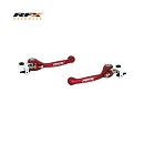 RFX Race Forged Flexible Lever Set KX65/85/100 00-20 / KX125/250 00-08 / RMZ250 07-20 / RMZ450 05-20 RED