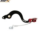 RFX Pro Rear Brake Pedal CRF250 04-26 / CRF450 05-26 Black / Red Flexi Tip