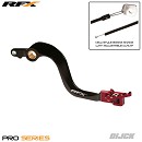 RFX Pro Rear Brake Pedal CR250 02-07 Black/Red