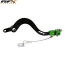 RFX Pro Rear Brake Pedal KXF250 05-20 Black/Green