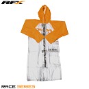 RFX Race Rain Coat Long Clear/Orange Size Adult
