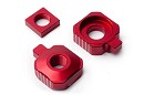 RFX Pro Rear Axle Adjuster Blocks SX65 16-22 / TC65 17-22 / MC65 21-22 RED
