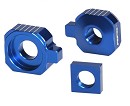 RFX Pro Rear Axle Adjuster Blocks TC65 17-21 BLUE