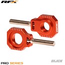 RFX Pro Rear Axle Adjuster Blocks KTM125-525 13-18 ORANGE