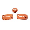 RFX Pro Koppeling- en Remresevoirdeksel Oranje KTM EXC125/150 16-17 / SX125/150 16-25 / SX250 14-25 / SXF250-450 14-25
