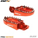 RFX Pro SHARK Footrest KTM SX85 18-23 / SX125/150 16-22 / SX250 17-22 / SXF 16-22 / EXC/F 17-23 / HVA TC85 18-23 / TC125 16-22 / TE125-250 17-23 / FC250/350/450 16-22 / FE250/350/450 17-23 ORANGE