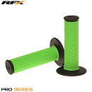 RFX Pro Series Dual Compound Grips Black Ends  (Black/Green)