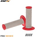 RFX Pro Series Dual Compound Grips Red Ends (Red/Grey)