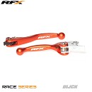 RFX Flexible Lever Set KTM SX125/150/200 14-15 / EXC 125/200 14-16 ORANGE