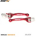 RFX Race Forged Flexible Lever Set YZ125/250 15-22 / YZF250 09-22 / YZF450 09-22 RED