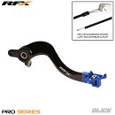 RFX Pro Rear Brake Pedal Flexi Tip TC250 / TE250/300 17-22 / SX/EXC250 17-22 / EXC-F 350 18-22 / MC125 21-22 Black/Blue