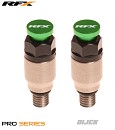 RFX Fork Bleeder2 Showa/Kayaba M5x0.8 STAINLESS/GREEN