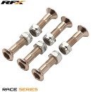 RFX Rear Sprocket Nuts Steel 6pck M8x35mm
