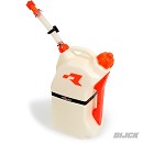 RACETECH Quick Fill Fuel Can Clear/Orange 15 Liter
