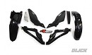RACETECH Plastic Kit HVA TC 250 09-13 / TE250 10-13 / TE310 11-13 BLACK