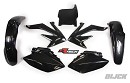 RACETECH Plastic Kit CR450F 05-06 Black
- Side Panels Black
- Radiator Scoops Black
- Front Fender Black
- Rear Fender Black
- Front Numberplate Black
