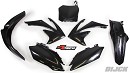 RACETECH Plastic Kit CRF250 11-13 / CRF450 11-12 BLACK
- Side Panels Black
- Radiator Scoops Black
- Front Fender Black
- Rear Fender Black
- Airbox Covers Black