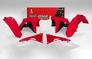 RACETECH Plastic Kit CRF250 18 / CRF450 17-18 OEM Colour
- Front Numberplate White
- Side Panels White
- Radiator Scoops Red/Black
- Front Fender Red
- Rear Fender Red
- Airboxcovers Red