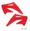 RACETECH Radiator Scoops CRF450 02-04 RED