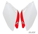 RACETECH Side Panels CRF250 06-09 WHITE/RED