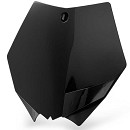 UFO Front Number Plate HVA TE/TC/FE/FC 125/250/300/450/501 14-.. BLACK