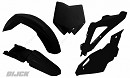 RACETECH Plastic Kit  HVA TC250 09-13 BLACK (5 pcs)