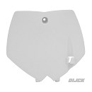 RACETECH Numberplate SX65 02-08 WHITE