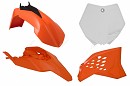 RACETECH Plastic Kit SX65 12-15 OEM
- Front fender Orange
- Rear Fender Orange
- Front Number White
- Radiator Scoops Orange