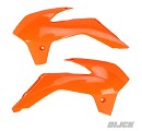 RACETECH Radiator Scoops SX/F 13-15 / EXC/F 125-500 14-15 ORANGE