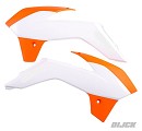 RACETECH Radiator Scoops SX85 13-17 ORANGE / WHITE