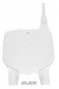 RACETECH Numberplate KX125/250 94-02 WHITE