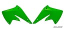 RACETECH Radiator Scoops KXF250 04-05 GREEN