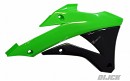 RACETECH Radiator Scoops KX85 14-23 GREEN/BLACK