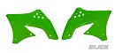RACETECH Radiator Scoops KXF450 09-11 GREEN