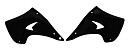 RACETECH Radiator Scoops KX125/250 03-08 BLACK
