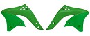 RACETECH Radiator Scoops KXF250 06-08 GREEN
