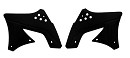 RACETECH Radiator Scoops KXF250 09-12 BLACK