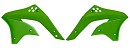 RACETECH Radiator Scoops KXF450 06-08 GREEN