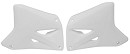 RACETECH Radiator Scoops RM125/250 01-11 WHITE