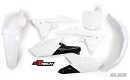 RACETECH Plastic Kit YZF250 14-18 / YZF450 14-17 WHITE/BLACK (OEM)