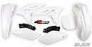 RACETECH Plastic Kit YZ250F 10-13 WHITE
- Front Fender White
- Rear Fender White
- Radiator Scoops White
- Side Panels White/Black
- Front Number Plate White