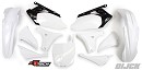 RACETECH Plastic Kit YZ450F 10-13 WHITE
- Front Fender White
- Rear Fender White
- Upper Radiator Scoops White
- Lower Radiator Scoops White
- Side Panels White/Black
- Front Number Plate White