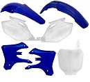 RACETECH OEM Plastic Kit YZ250/450F 03-05
- Side Panels White
- Radiator Scoops Blue
- Front Fender Blue
- Rear Fender Blue
- Front Numberplate White