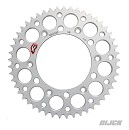 RENTHAL Rear Grooved Sprocket Aluminium CR125/250 92-08 / CRF250/450 04-24 43T SILVER