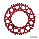 RENTHAL Rear Grooved Sprocket Aluminium CR125/250 92-08 / CRF250/450 04-24 51T RED