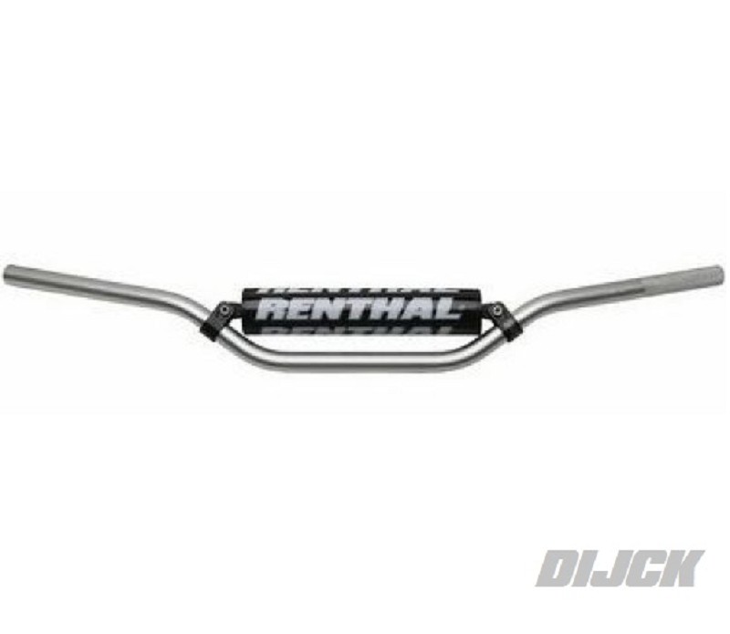 Kx65 Renthal Sturen > RENTHAL Handlebar+Pad KX65 00-20 SILVER - Van Dijck MX