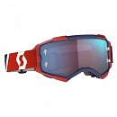 SCOTT Goggle Fury Red / Blue + Electric Blue Chrome Lens