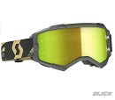 SCOTT Goggle Fury Kaki Green + Yellow Chrome Lens
