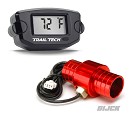 TRAIL TECH TTO Engine Temperature Meter Black 25mm Radiator Hose Sensor