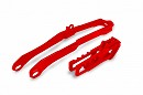 UFO Chain Slider + Guide  CRF250 22-26 / CRF450 21-26 RED